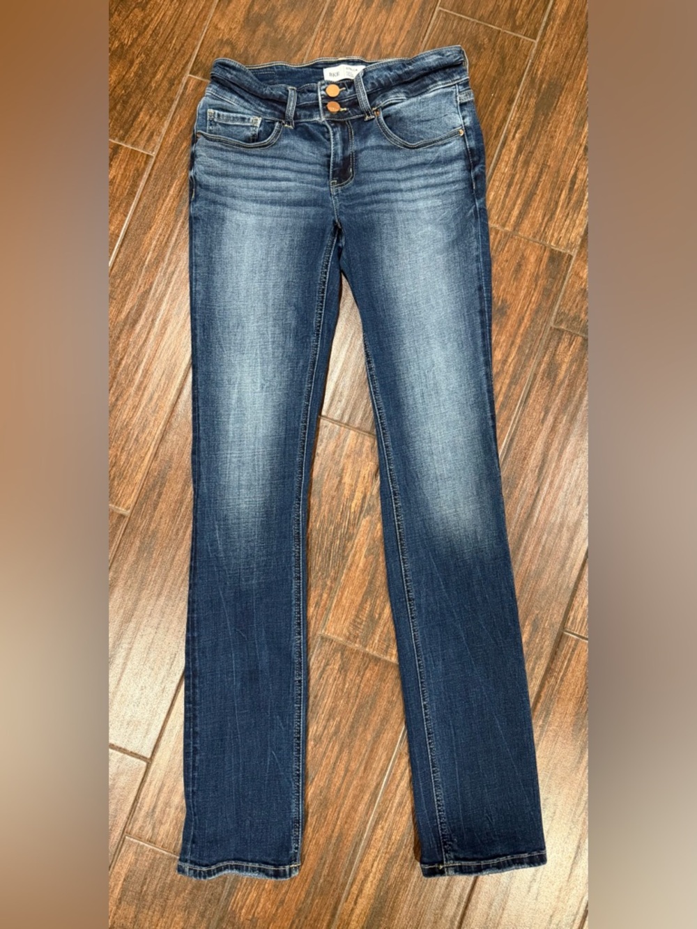 BKE Stella slim fit low rise, straight jeans 28 x 34
